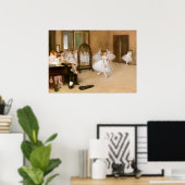 Die Tanzklasse von Edgar Degas Poster (Heimbüro)