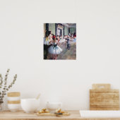 Die Tanzklasse von Edgar Degas Poster (Küche)