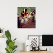 Die Tanzklasse von Edgar Degas Poster (Heimbüro)