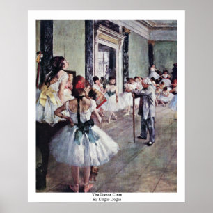 Die Tanzklasse von Edgar Degas Poster