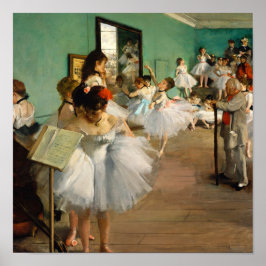 Die Tanzklasse von Edgar Degas Poster