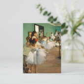 Die Tanzklasse von Edgar Degas Postkarte (Stehend Vorderseite)