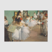 Die Tanzklasse von Edgar Degas Seidenpapier (Vorderseite)