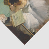 Die Tanzklasse von Edgar Degas Seidenpapier (Ausschnitt)