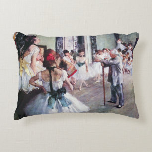 Die Tanzklasse von Edgar Degas, Vintage Ballett-Ku Zierkissen