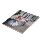 Die Tanzklasse von Edgar Degas, Vintage Ballettkun Fliese (Seite)
