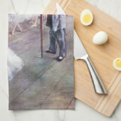 Die Tanzklasse von Edgar Degas, Vintage Ballettkun Geschirrtuch (Viertel Falte)