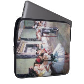 Die Tanzklasse von Edgar Degas, Vintage Ballettkun Laptopschutzhülle (Vorne Rechts)