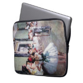 Die Tanzklasse von Edgar Degas, Vintage Ballettkun Laptopschutzhülle (Vorderseite Links)