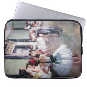 Die Tanzklasse von Edgar Degas, Vintage Ballettkun Laptopschutzhülle (Vorderseite)