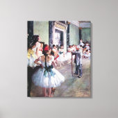 Die Tanzklasse von Edgar Degas, Vintage Ballettkun Leinwanddruck (Vorderseite)