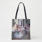 Die Tanzklasse von Edgar Degas, Vintage Ballettkun Tasche (Vorderseite)