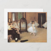 Die Tanzklasse von Edgar Degas, Vintages Ballett (Vorne/Hinten)