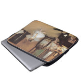 Die Tanzklasse von Edgar Degas, Vintages Ballett Laptopschutzhülle (Vorne Knopf)