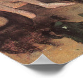 Die Tanzklasse von Edgar Degas, Vintages Ballett Poster (Ecke)