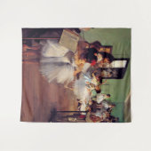 Die Tanzklasse von Edgar Degas Wandteppich (Vorderseite (Horizontal))