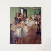 Die Tanzklasse von Edgar Degas Wandteppich (Vorderseite)