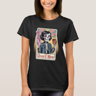 Die Tanzmutter-Ballett-Skelett-Zuckerschädel-Tarot T-Shirt