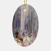 Die Tanzprinzesse Keramik Ornament (Links)