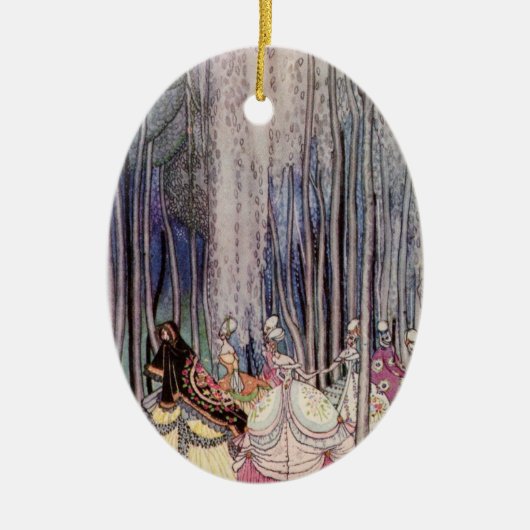 Die Tanzprinzesse Keramik Ornament (Vorne)