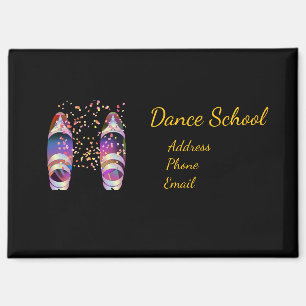 Die Tanzschule für Werbung personalisieren Magnet