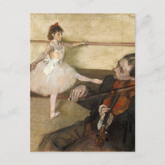 Die Tanzstunde - Edgar Degas Postkarte (Vorderseite)