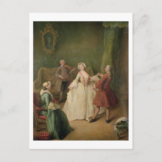 Die Tanzstunde Postkarte (Vorderseite)