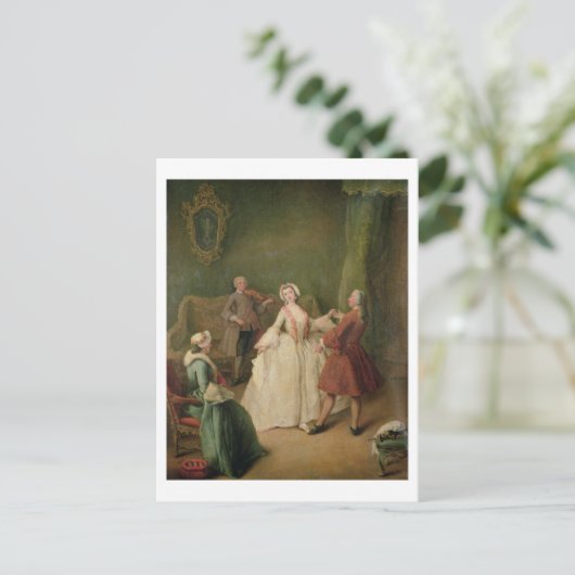 Die Tanzstunde Postkarte (Stehend Vorderseite)