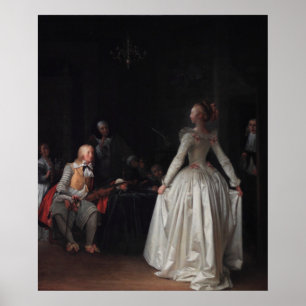 Die Tanzstunde - Rokoko Fragonard Art Poster