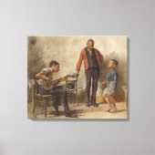 Die Tanzstunde von Thomas Eakins Leinwanddruck (Vorderseite)