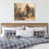 Die Tanzstunde von Thomas Eakins Leinwanddruck (Insitu (Schlafzimmer))