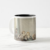 Die Tanzstunde Zweifarbige Tasse (Vorderseite Links)