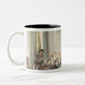 Die Tanzstunde Zweifarbige Tasse (Links)