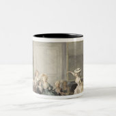 Die Tanzstunde Zweifarbige Tasse (Mittel)
