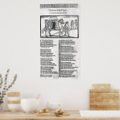 Die tapfere englische Sinti und Roma Poster (Küche)