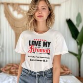 Die tapferen Feuerwehrleute ehren T-Shirt