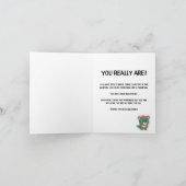 Die Tapferkeitskarte für das Kind im Krankenhaus Karte (Innenseite)