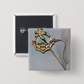 Die Tara-Brosche, von Bettystown, Landkreis Meath Button (Vorne & Hinten)