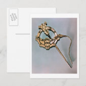 Die Tara-Brosche, von Bettystown, Landkreis Meath Postkarte (Vorne/Hinten)