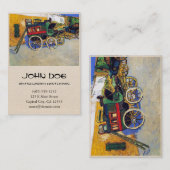 Die Tarascon Sorgfalt Vincent van Gogh Visitenkarte (Vorne/Hinten)