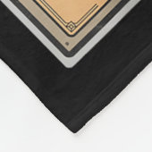 Die Tarot-Karte der Prinzessin von Wildkatzen Fleecedecke (Ecke)