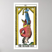 Die Tarot-Karte des hängenden Mannes Poster (Vorne)
