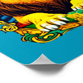 Die Tarot-Karte des Kaisers Poster (Ecke)