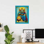 Die Tarot-Karte des Kaisers Poster (Heimbüro)