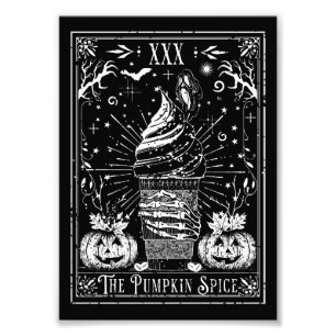Die Tarot-Karte des Kürbisgewürzes Fotodruck