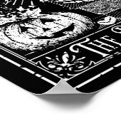 Die Tarot-Karte des Kürbisgewürzes Poster (Ecke)