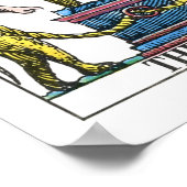 Die Tarot-Karte des Teufels Poster (Ecke)