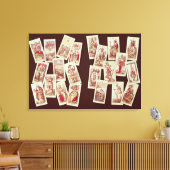 Die Tarot-Karten des großen Arkanas Leinwanddruck (Insitu (Wohnzimmer))