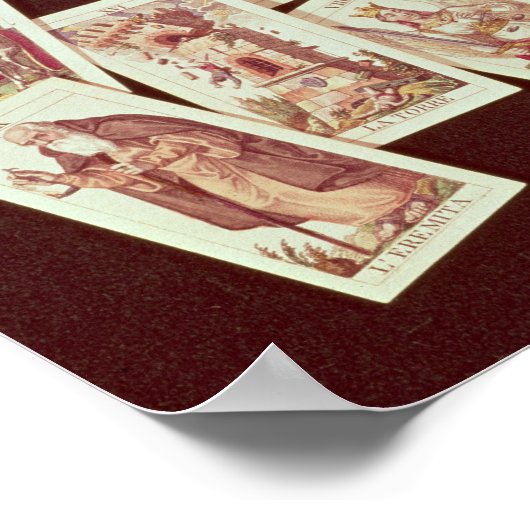 Die Tarot-Karten des großen Arkanas Poster (Ecke)