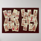 Die Tarot-Karten des großen Arkanas Poster (Vorne)